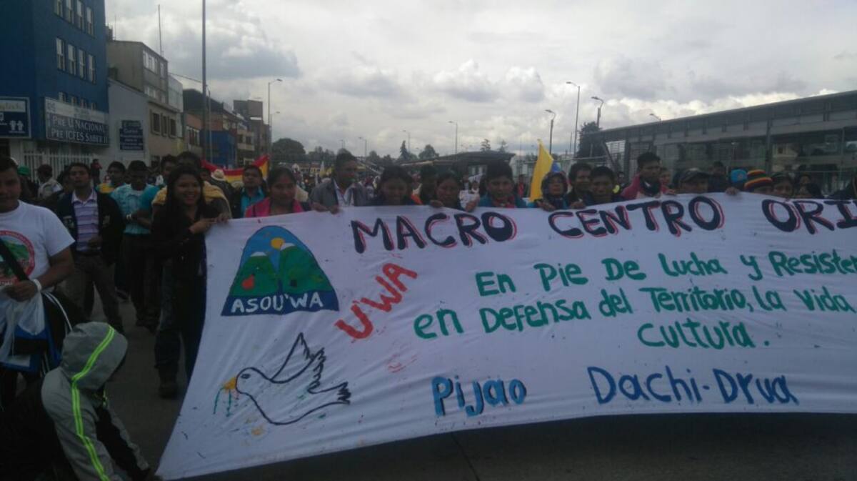 Indicaron que esta caminata se hace en nombre de “las víctimas del conflicto armado ”.