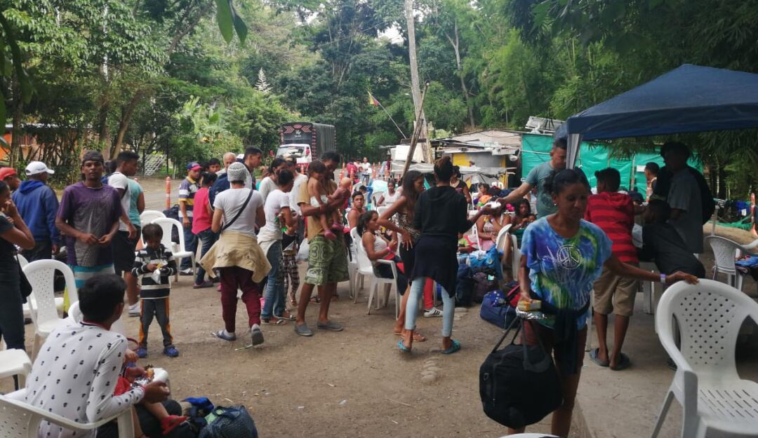 Albergue para venezolanos caminantes en vía Cúcuta a Pamplona