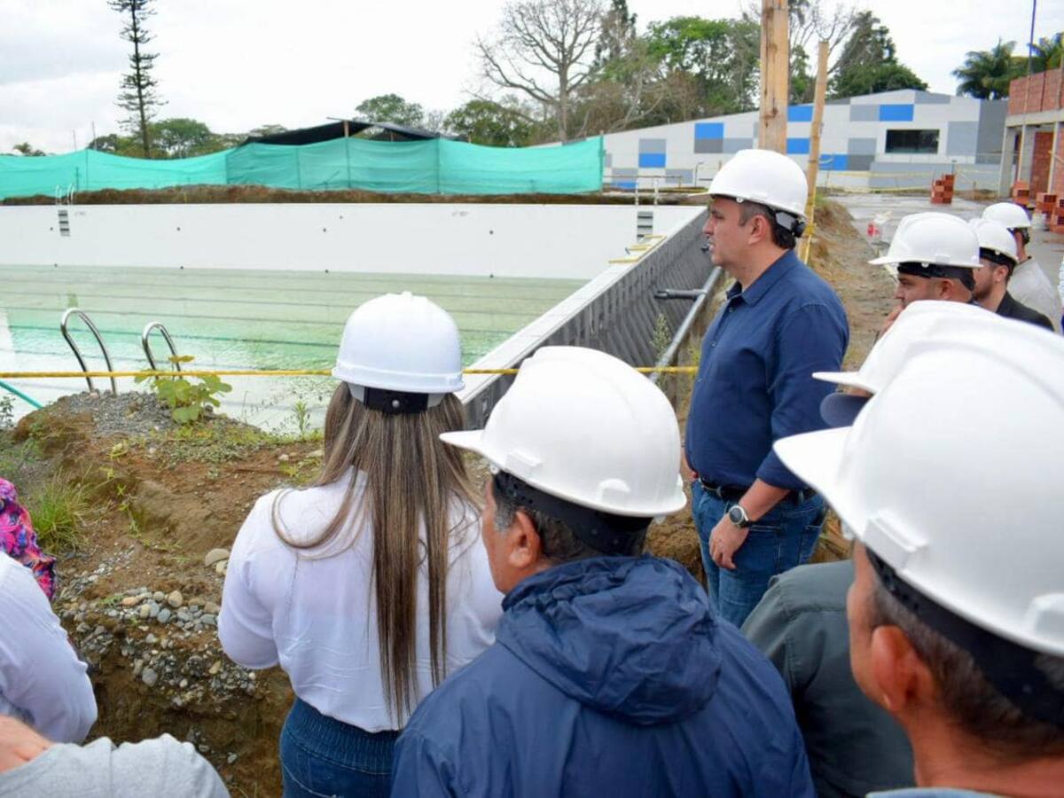 ¿Qué dijo el gobernador del Quindío, sobre el complejo acuático y el coliseo multideporte?
