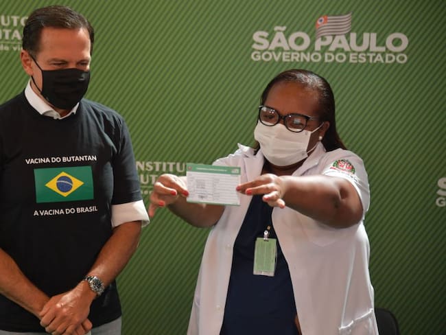 Inicia el proceso de vacunación en el estado de Sao Paulo 
