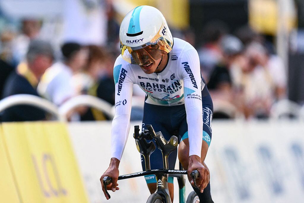 Santiago Buitrago durante la etapa 5 del Tour de Francia / Getty Images