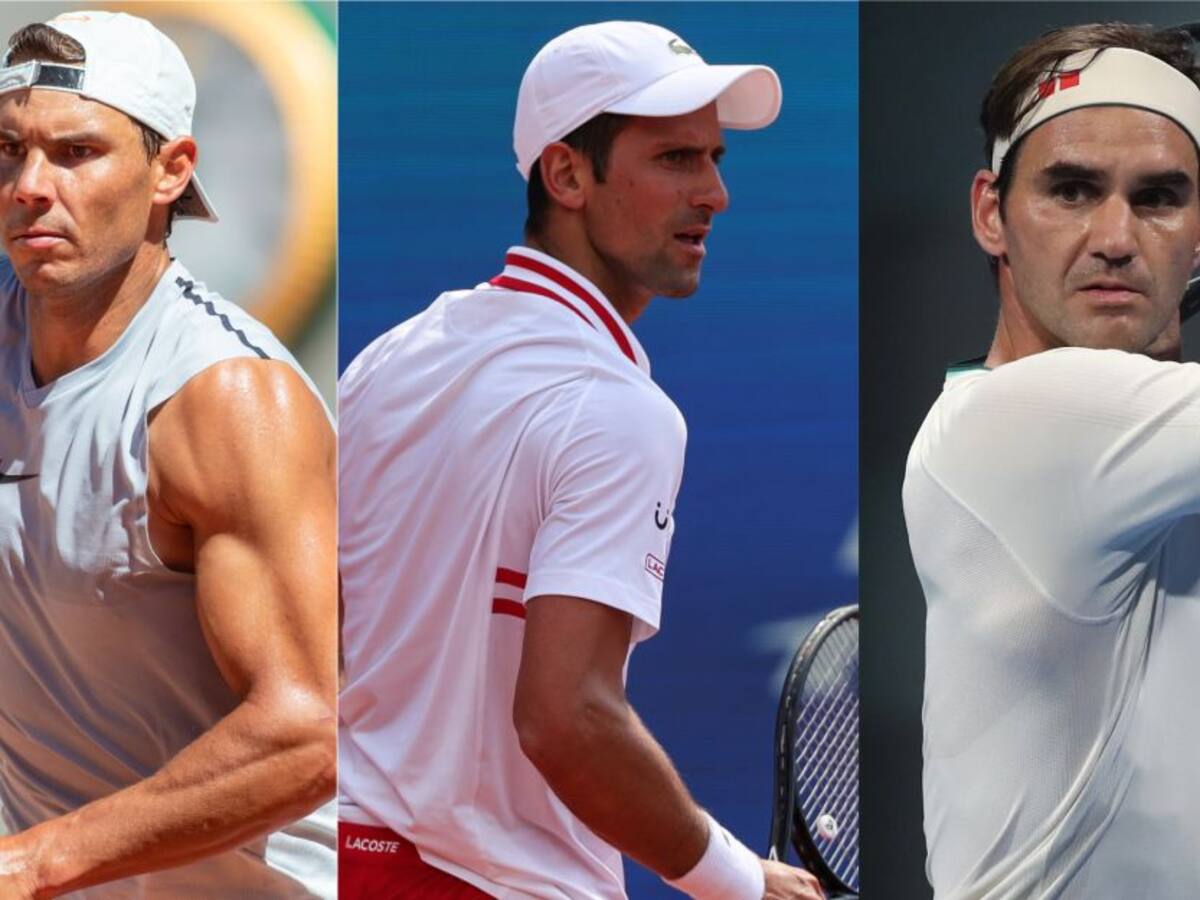 Nadal, Djokovic y Federer, en la misma parte del cuadro de Roland Garros