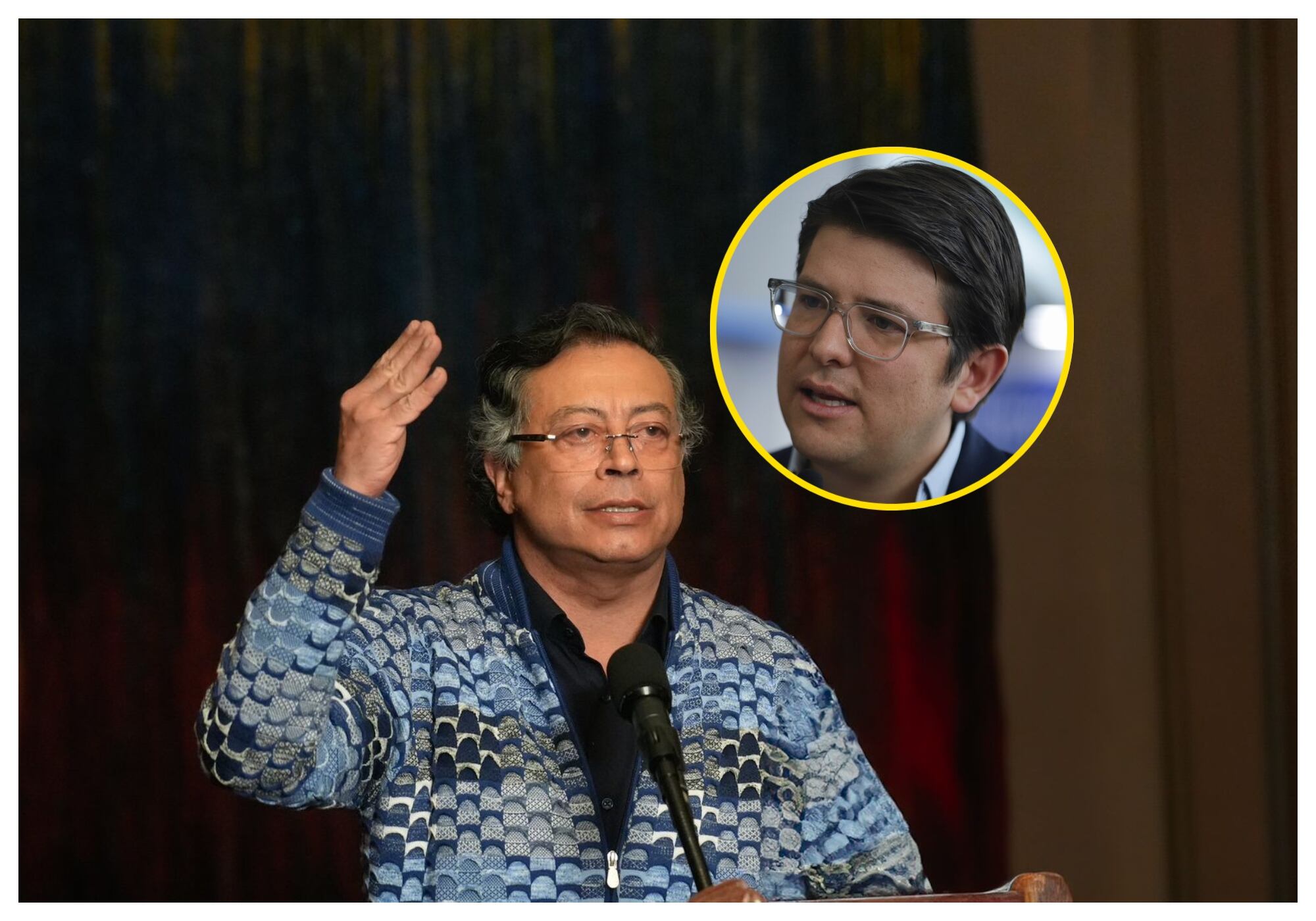 Petro reveló que la mafia internacional sería la responsable del atentado contra Miguel Uribe. Foto: Presidencia/ Colprensa.