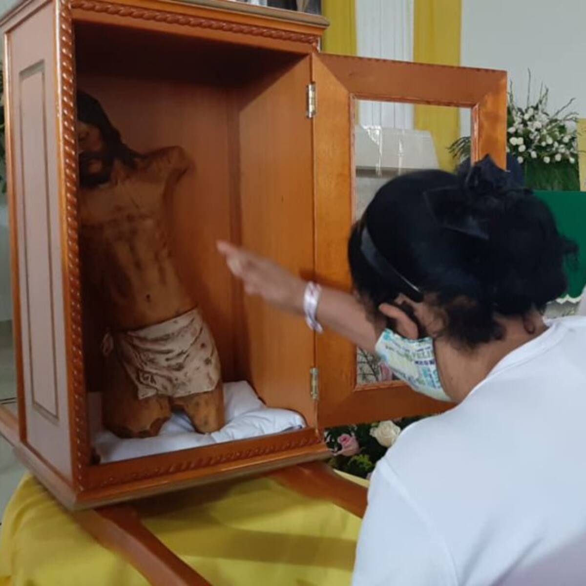 Cristo de Bojayá presente en la Semana por la Paz en Cali
