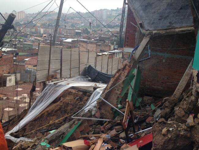 Evacuadas 190 personas en el sur de Bogotá por deslizamiento