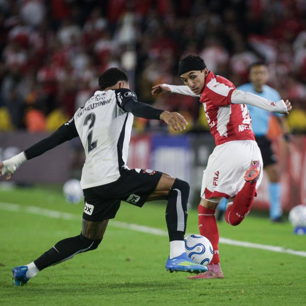 Santa Fe dejó escapar la victoria ante Corinthians en el último suspiro
