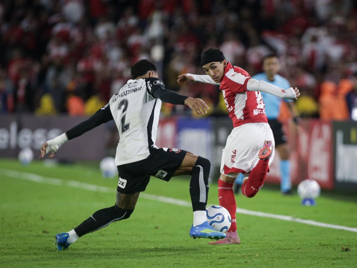 Santa Fe dejó escapar la victoria ante Corinthians en el último suspiro