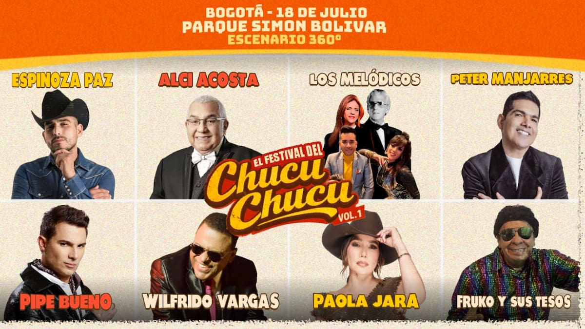 El Festival del Chucu Chucu llega al Parque Simón Bolívar con tarima 360 grados en Bogotá