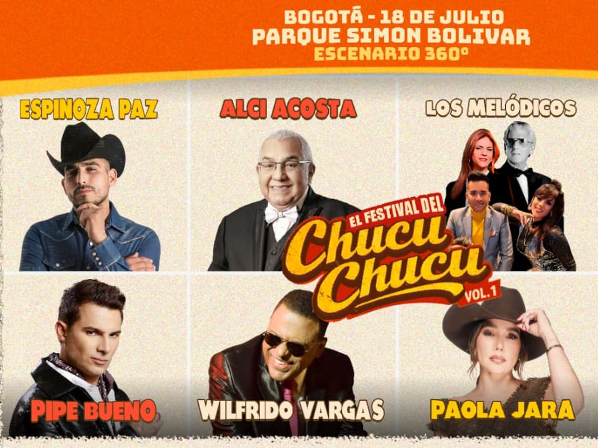 El Festival del Chucu Chucu llega al Parque Simón Bolívar con tarima 360 grados en Bogotá