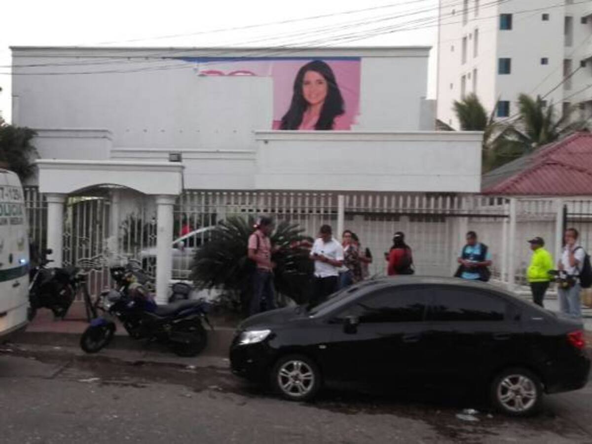 Allanan sede política de la candidata Aida Merlano en Barranquilla