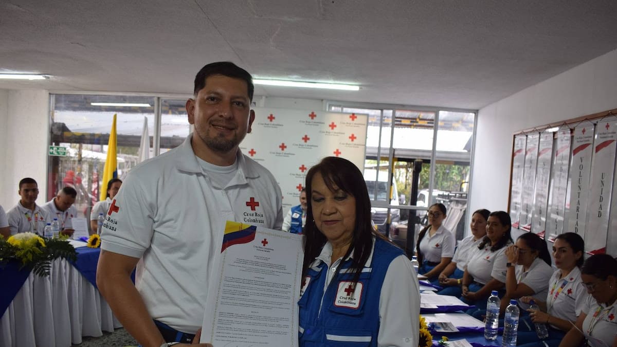 Jenys plaza Padilla, voluntario Cruz Roja, Quindío