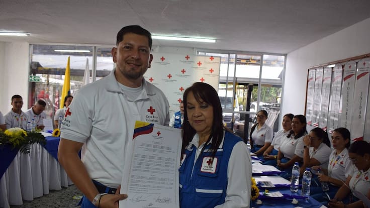 Jenys plaza Padilla, voluntario Cruz Roja, Quindío