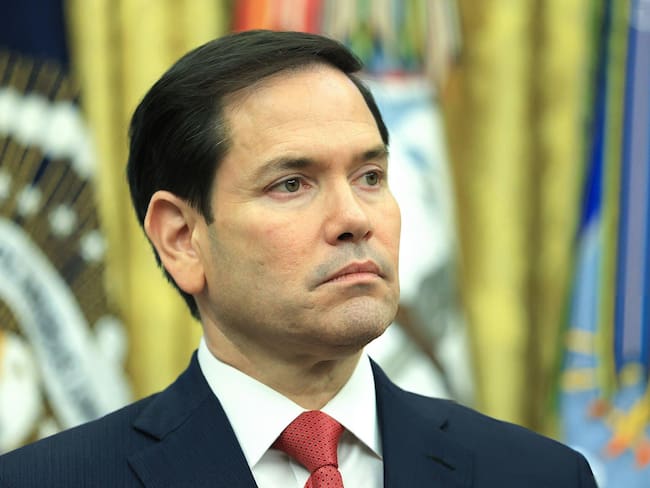 Marco Rubio en la Casa Blanca, el 27 de junio de 2025. FOTO: Joe Raedle/Getty Images