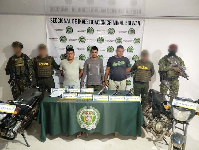 Duro golpe al Clan del Golfo: así delinquían dos cabecillas y un sicario en Bolívar