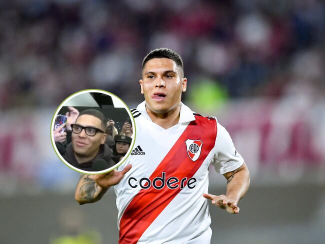 Juan Fernando Quintero, volante colombiano que está próximo a volver a River Plate / Getty Images.
