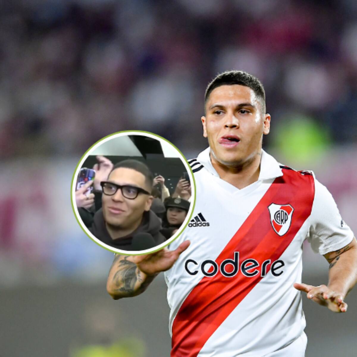 Juan Fernando Quintero causa conmoción en su llegada a Argentina para vincularse a River Plate