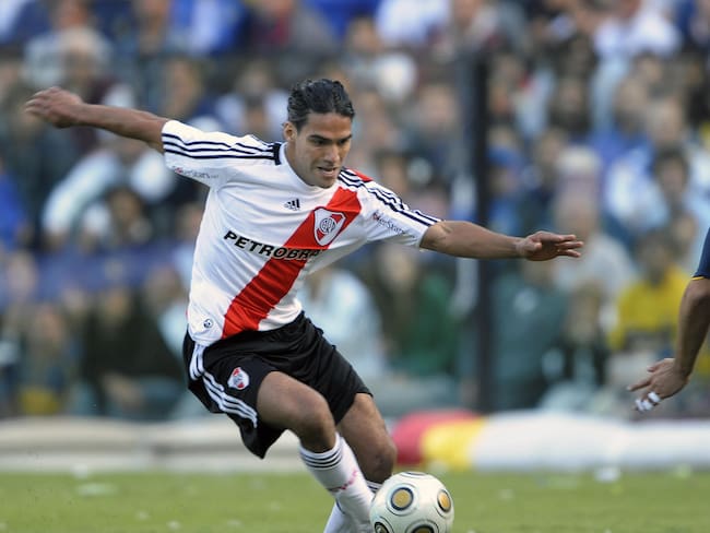 Radamel Falcao García en su paso por River Plate. AFP PHOTO/Alejandro PAGNI (Photo credit should read ALEJANDRO PAGNI/AFP via Getty Images)