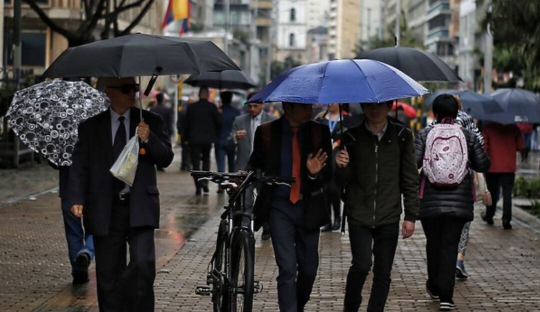 Lluvias en Bogotá. 