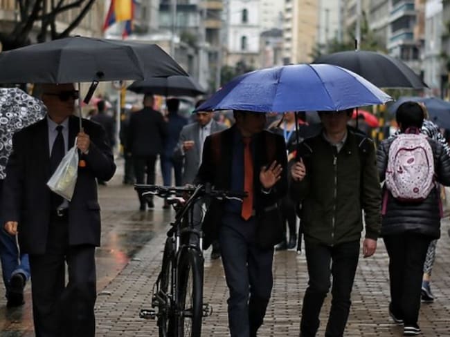 Lluvias en Bogotá. 