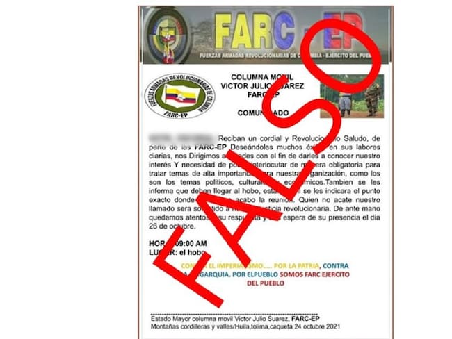 Investigan panfletos amenazantes en el Caquetá.