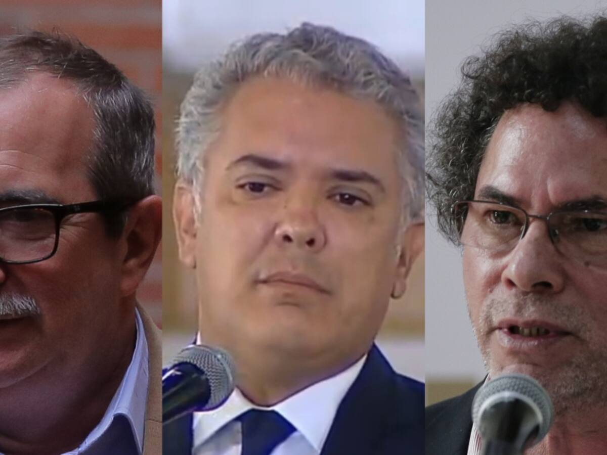 Iván Duque se reunió con Rodrigo Londoño y Pastor Alape