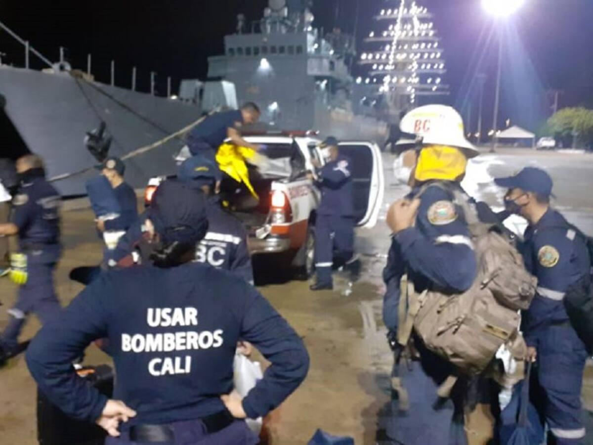 Bomberos de Cali apoyarán labores de rescate en San Andrés y Providencia