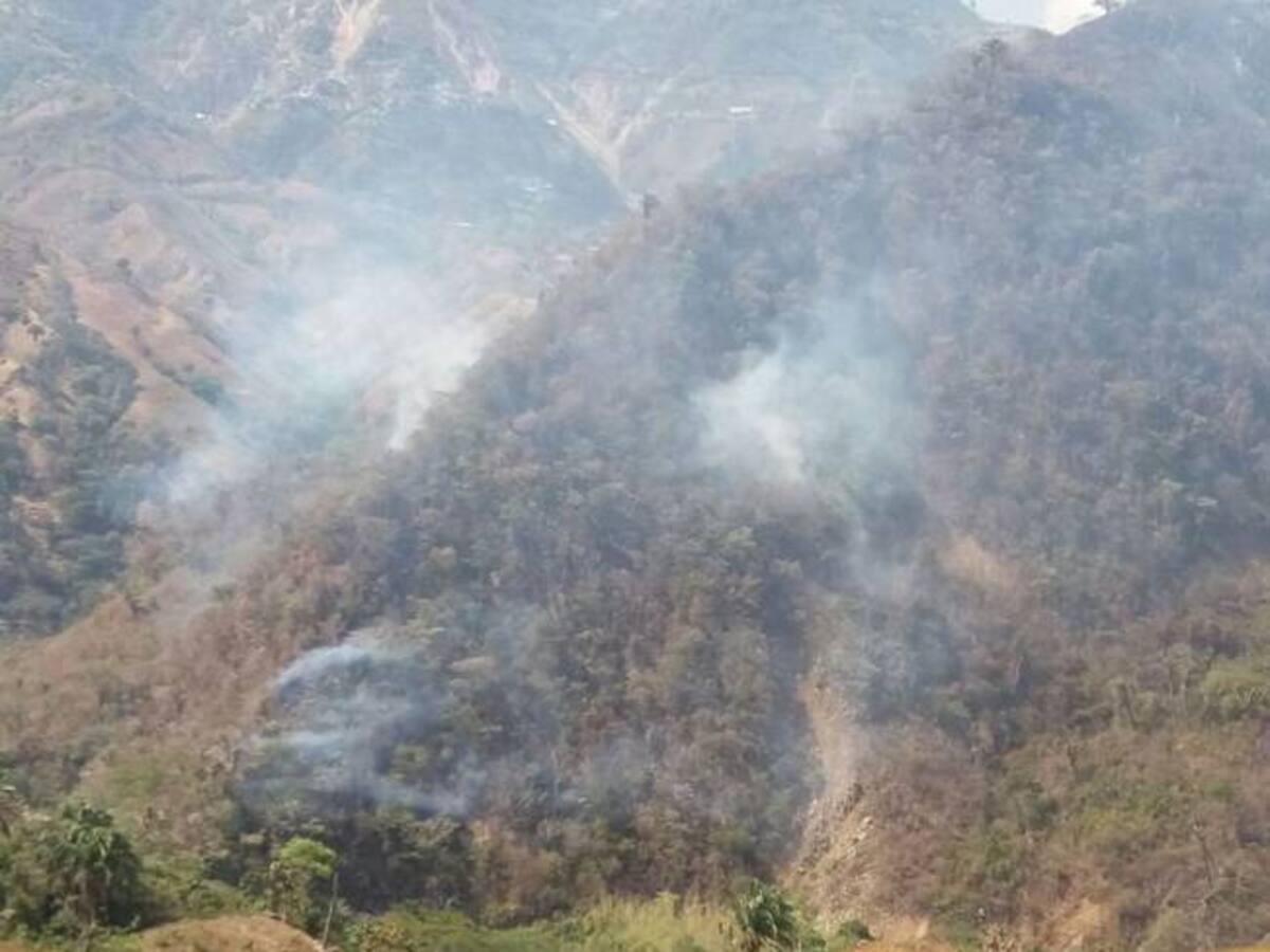 Dos incendios forestales se registraron en las últimas horas en Caldas