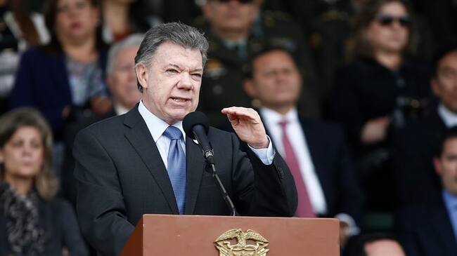 Juan Manuel Santos. Foto: Colprensa
