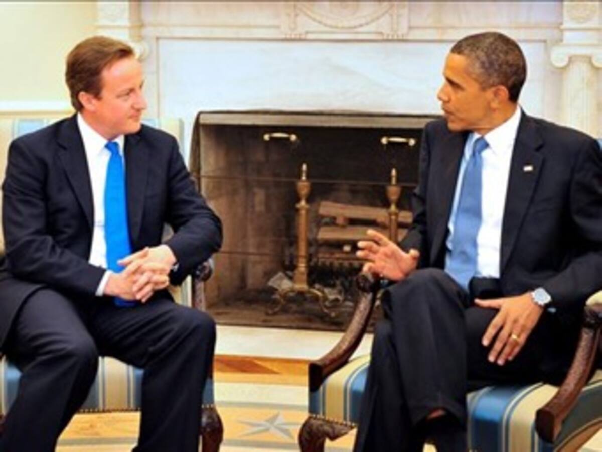 Obama recibe a Cameron en medio de tensión por British Petroleum