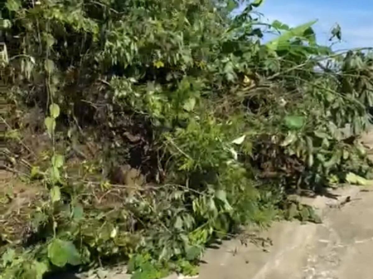 Vías del corregimiento doce de Ibagué afectadas por la ola invernal