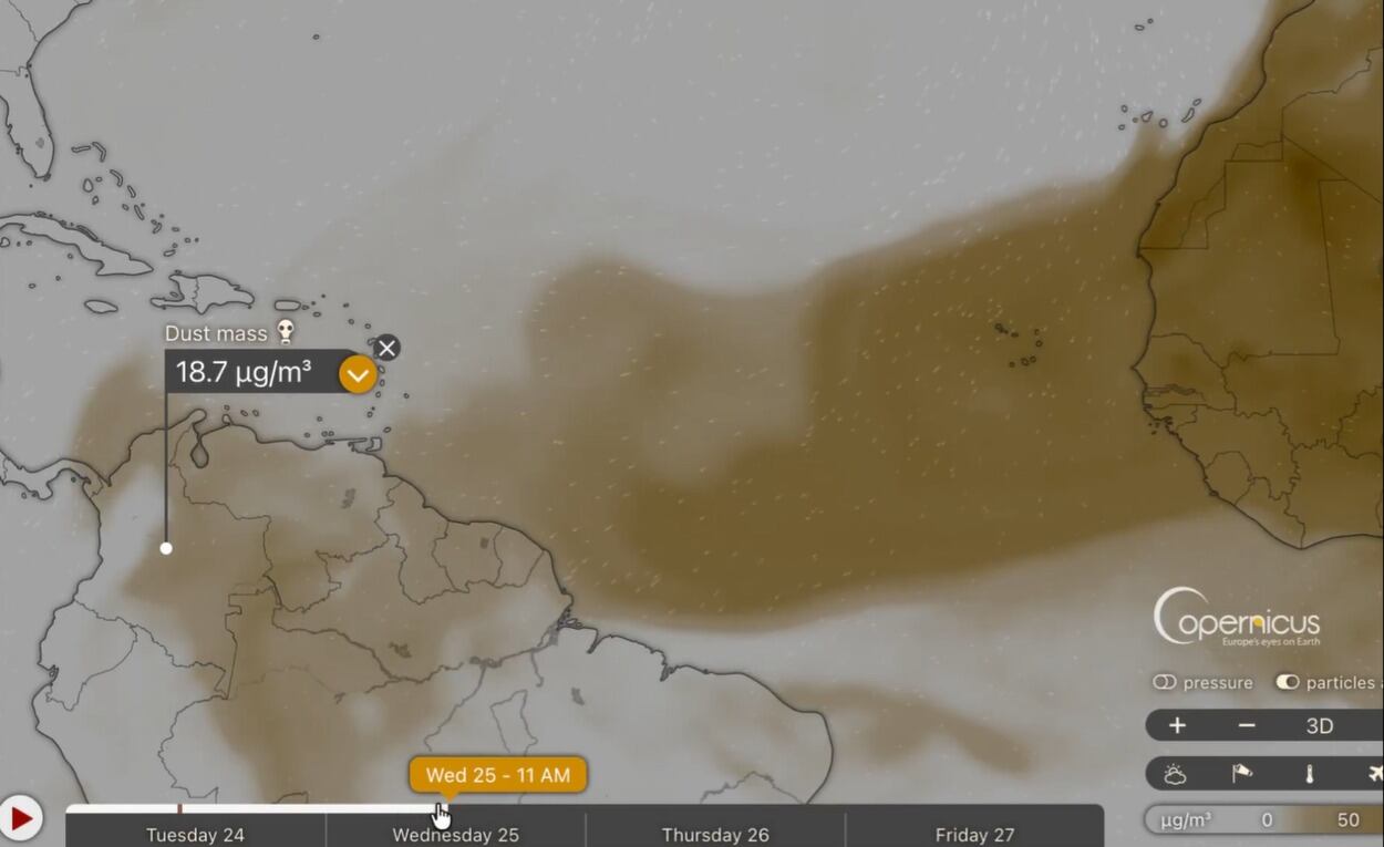 Polvo del Sahara llegará a Norte de Santander.