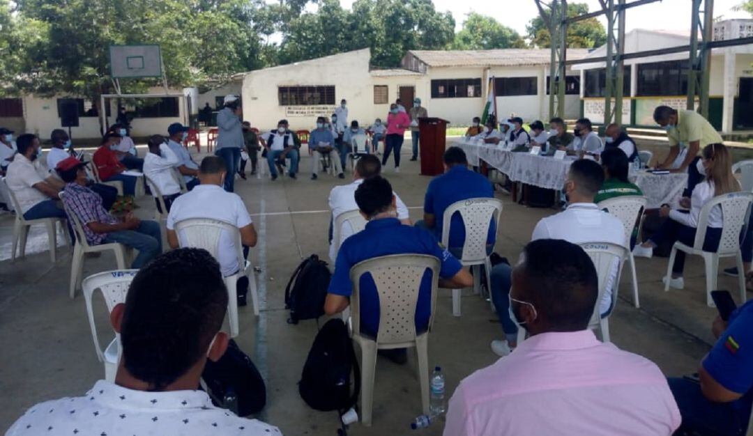 Las comunidades exigieron inversión social en poblaciones como Mahates, Soplaviento, San Estanislao de Kostka, San Cristóbal y Arjona