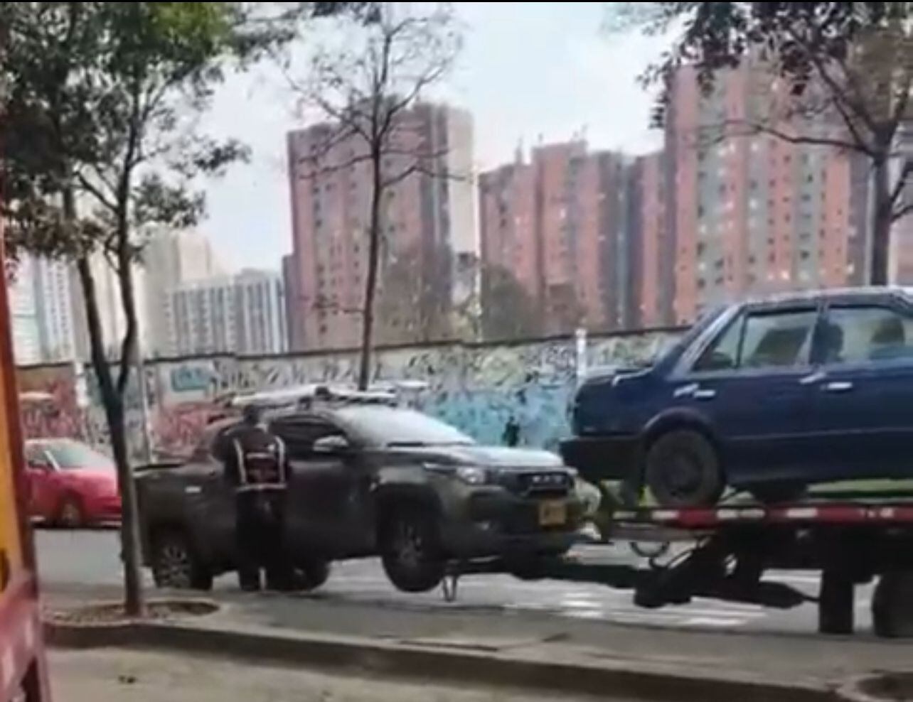 Captura del video viral