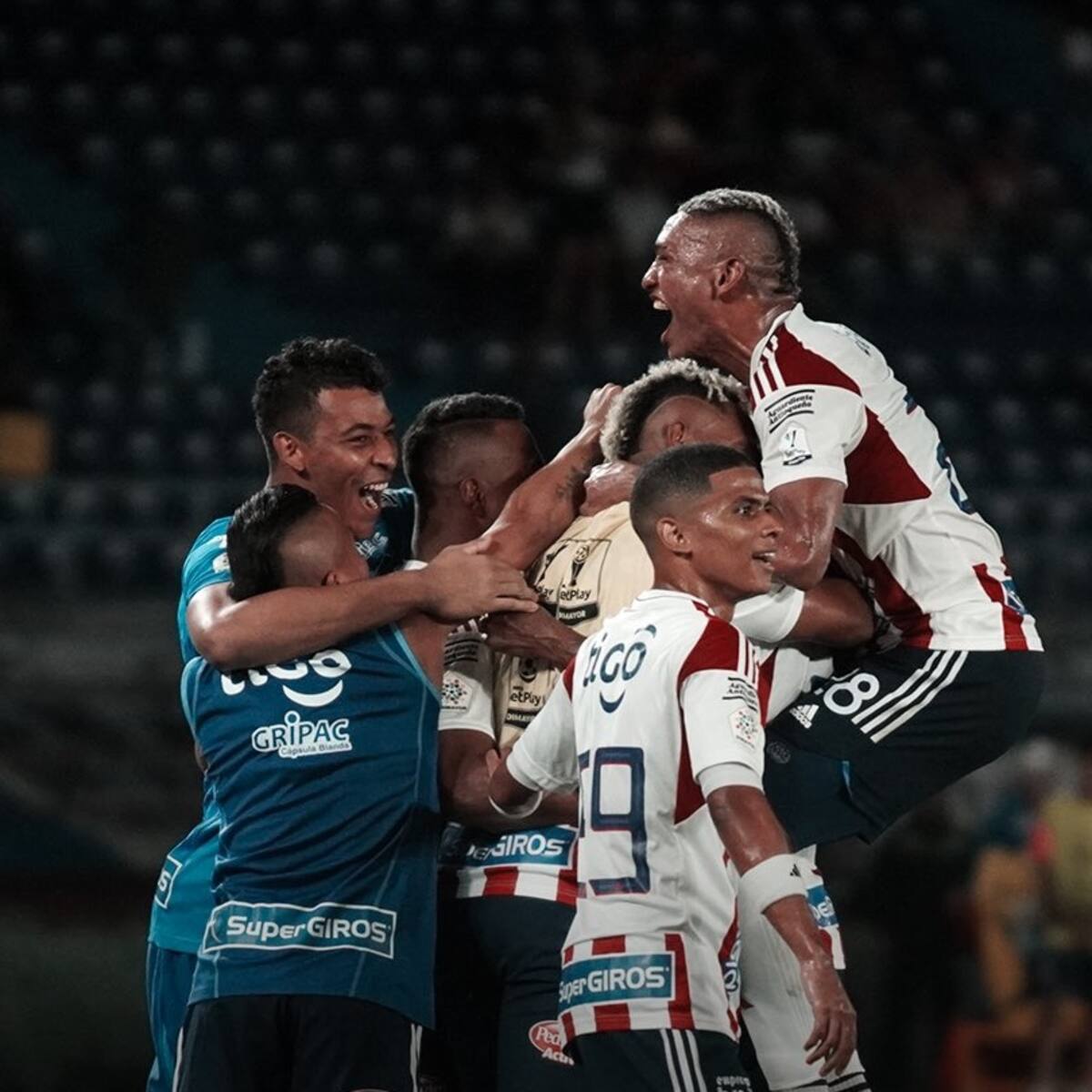 Junior goleó al Cali y toma fuerza en el Grupo A de los cuadrangulares finales