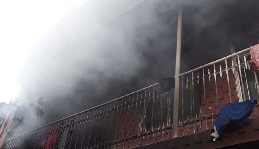 Incendio inquilinato en Cali