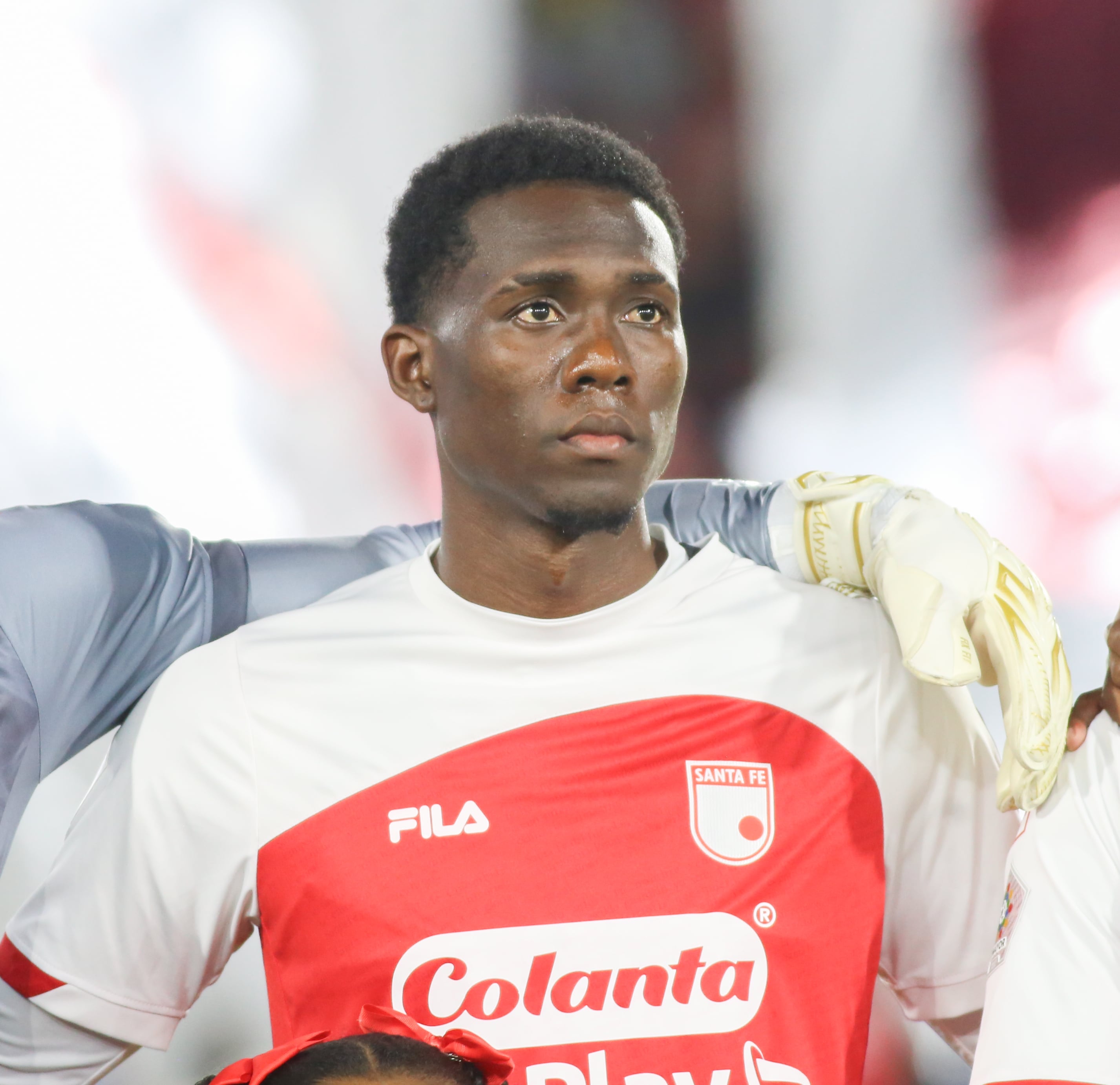 Yilmar Velásquez, jugador de Santa Fe. (Photo by Daniel Garzon Herazo/NurPhoto via Getty Images)