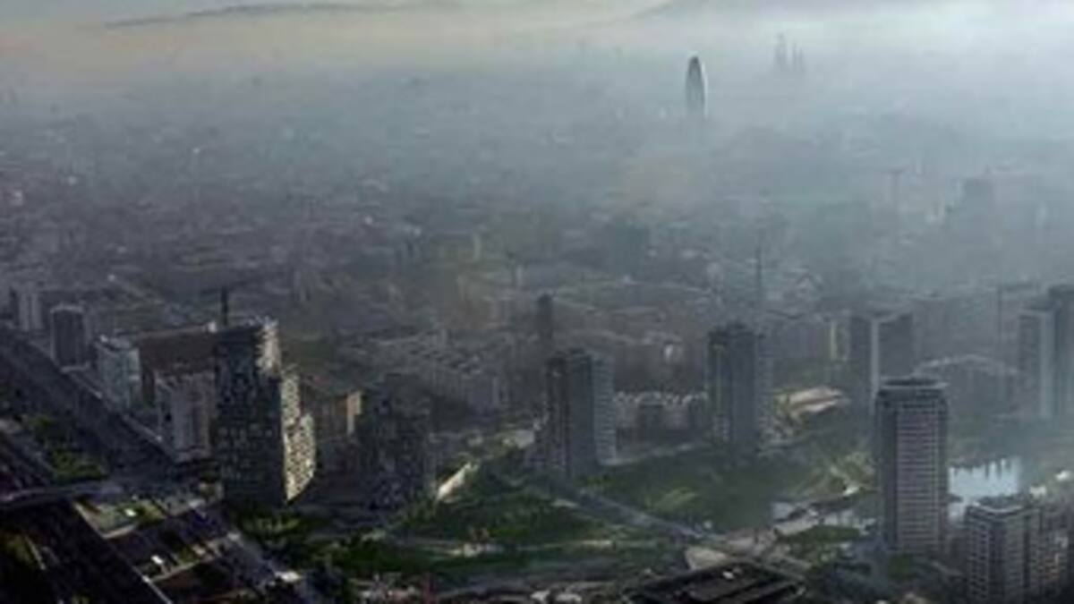 Inversión térmica favorece contaminación aérea