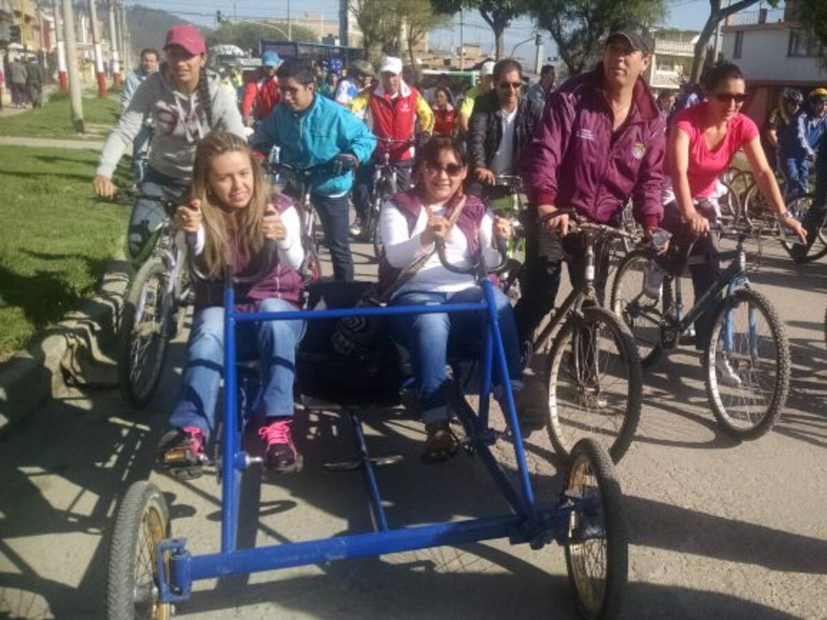 Con actividades a favor del medio ambiente inicia el día de la Bicicleta en Sogamoso, Boyacá