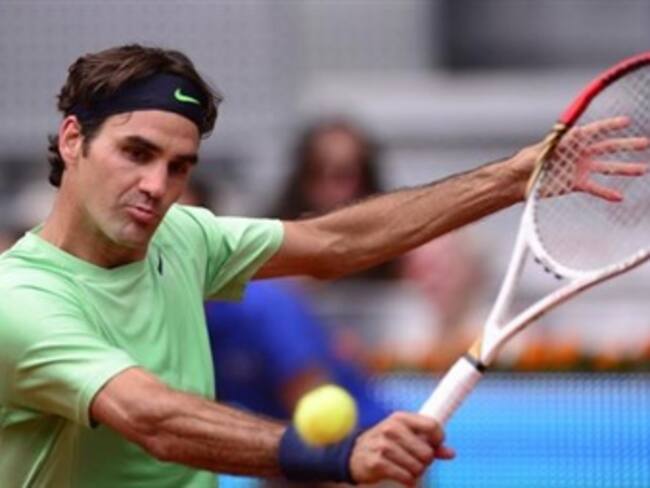 El actual campeón Roger Federer se despidió del ATP de Madrid