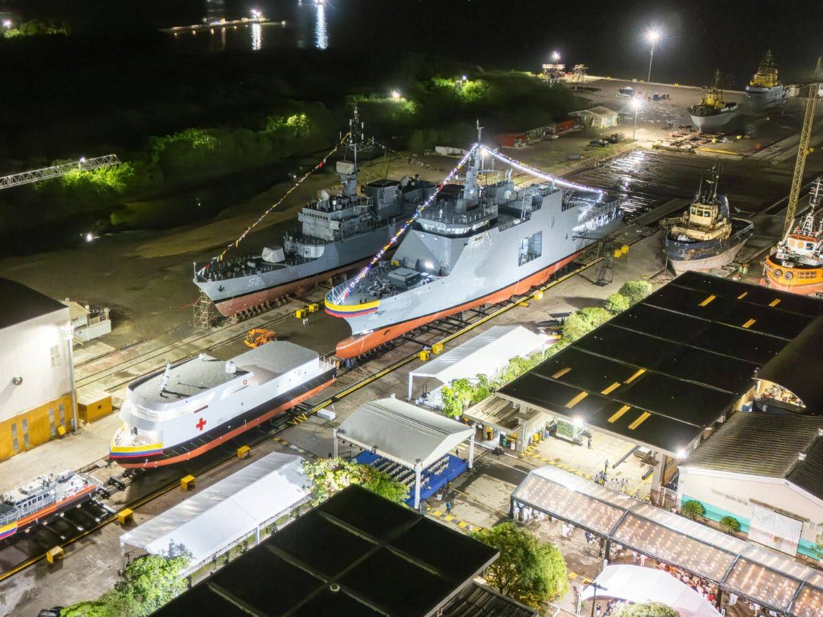 Cotecmar hizo entrega oficial en Cartagena del ARC “24 de Julio” y Buque Hospital Benkos Biohó