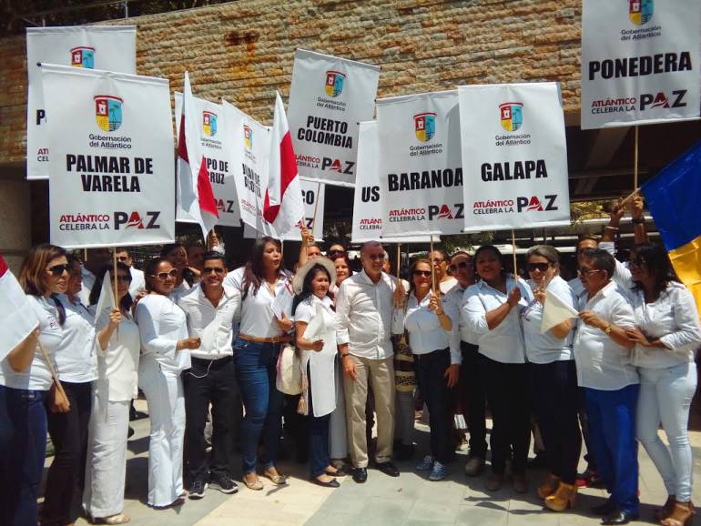 El gobernador Eduardo Verano encabeza la delegación del Atlántico.