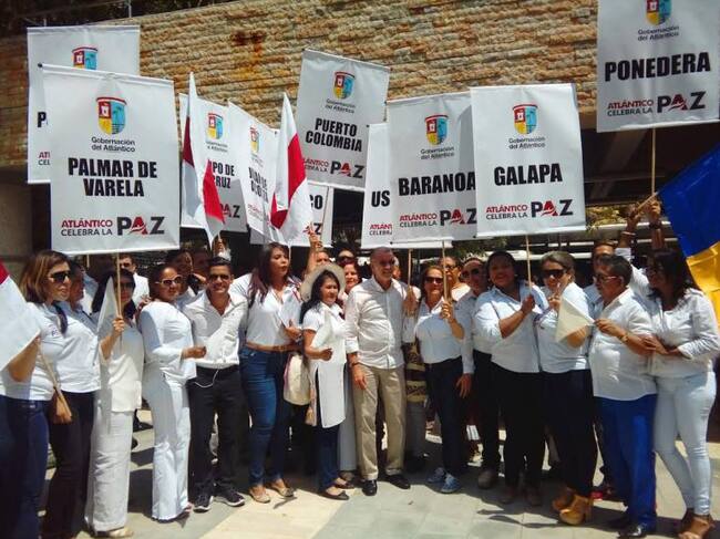 El gobernador Eduardo Verano encabeza la delegación del Atlántico.