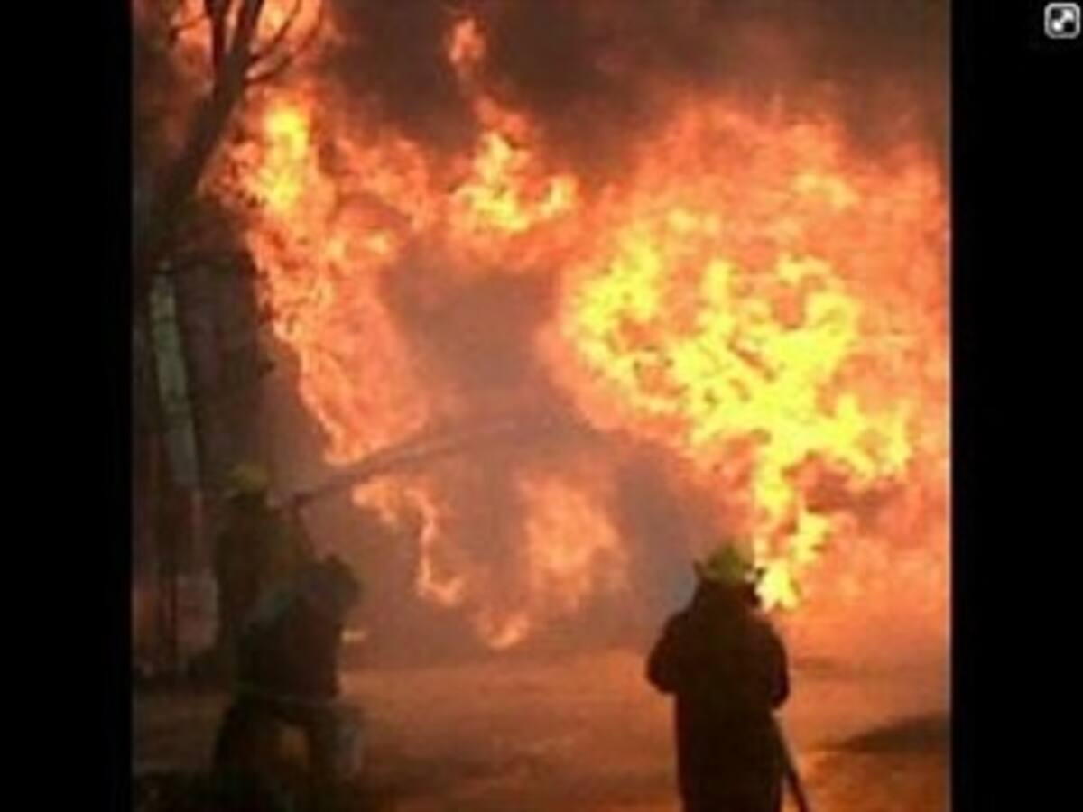 Incendio en Acueducto cercano a la frontera con Venezuela
