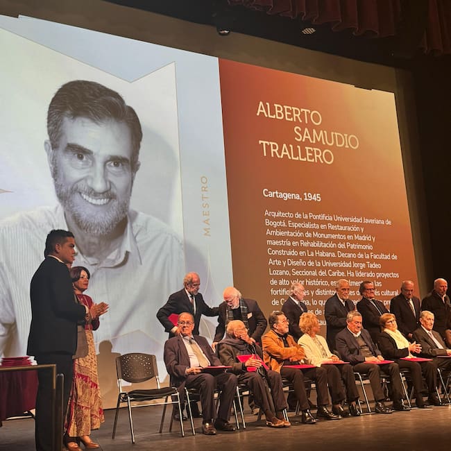 Reconocimiento Arquitecto Alberto Samudio Trallero. // Cortesía