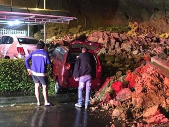 Un deslizamiento de tierra se registró en zona residencial de Pereira