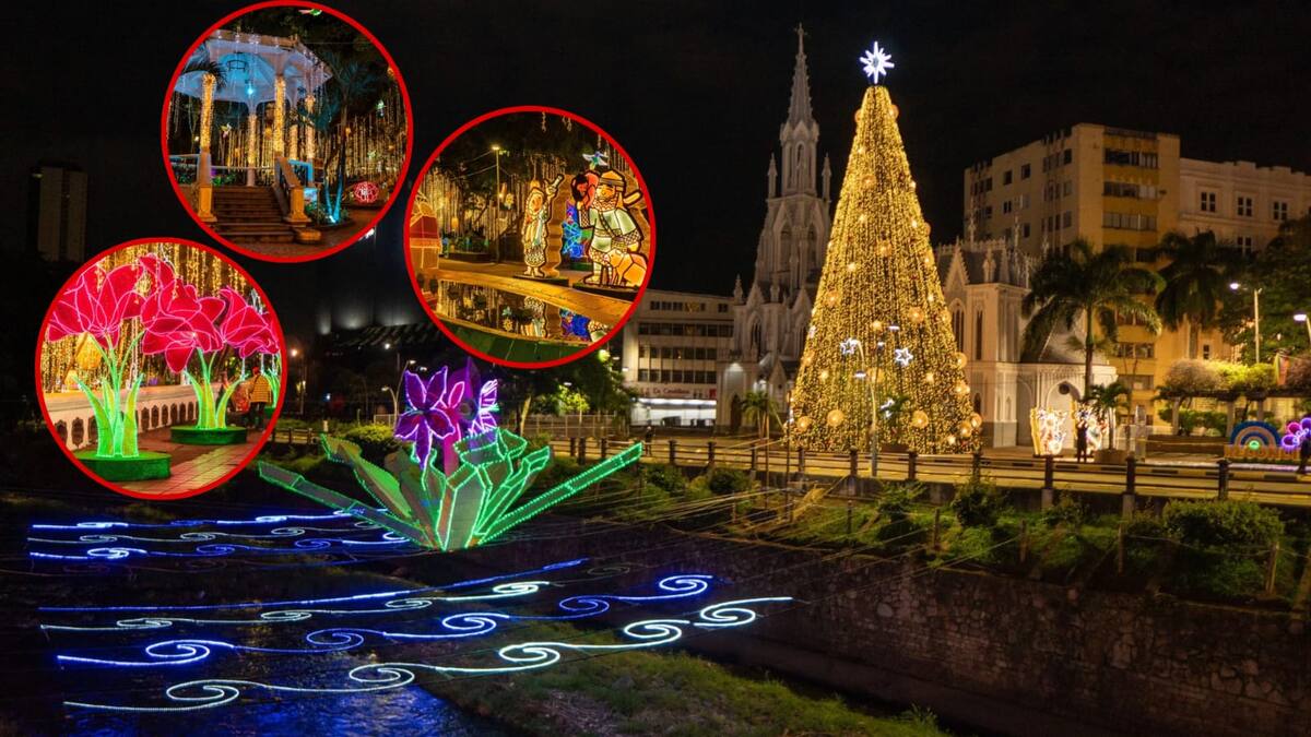 Así se verá Cali en Navidad: detalles del alumbrado que iluminará la ciudad hasta enero
