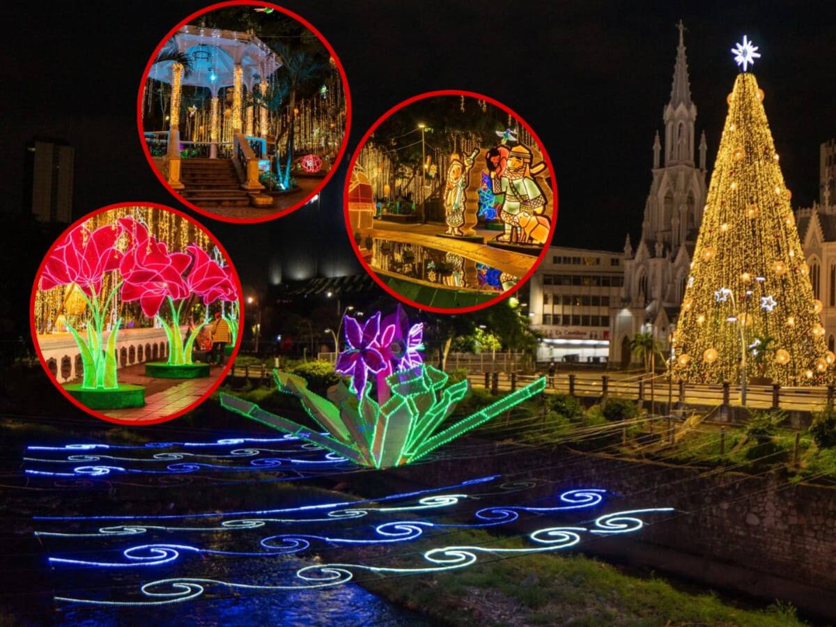 Así se verá Cali en Navidad: detalles del alumbrado que iluminará la ciudad hasta enero