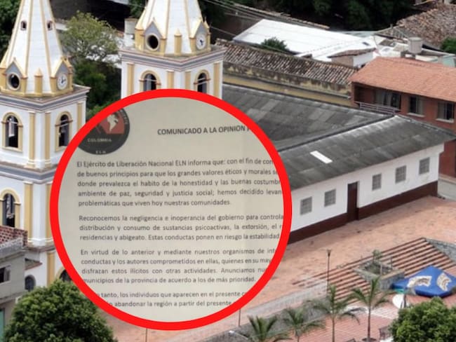 ELN no se atribuyó panfleto amenazante en Capitanejo
