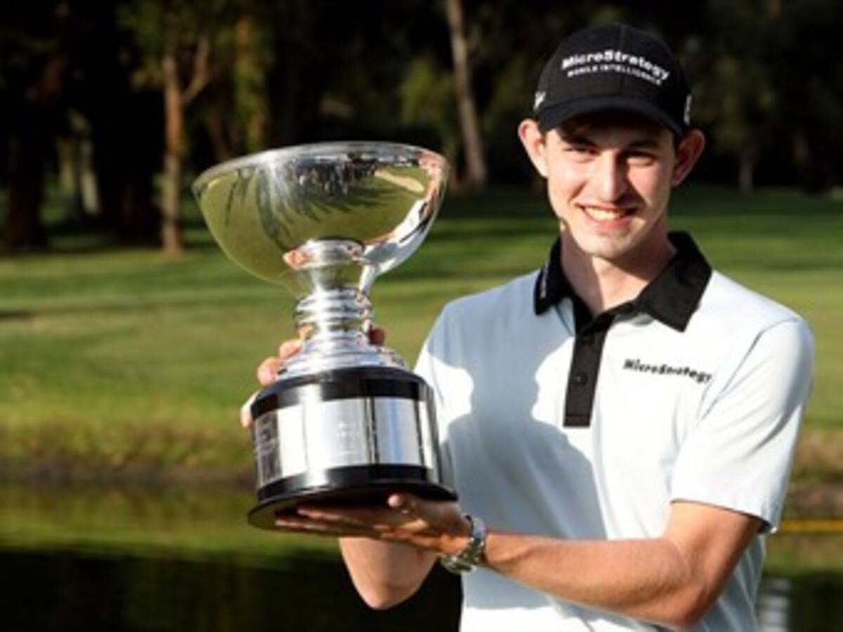 Un jovencito estadounidense dio lecciones de golf y ganó el Colombia Championship