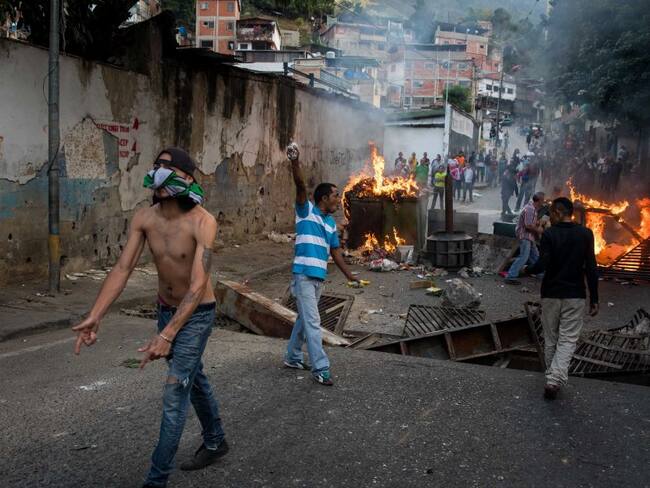 Jornada de marchas en Venezuela contra el gobierno de Maduro